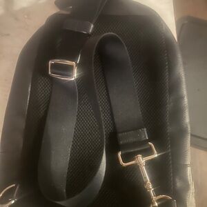 Coach Black Leather Men's Backpack